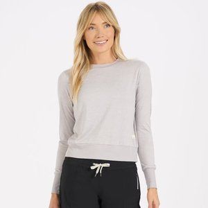 Vuori Daydream Crew - Light Heather Gray, Size M